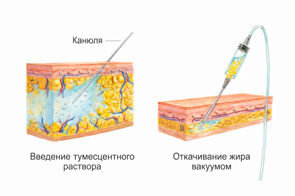 Вакуумная липосакция в Киеве Тумесцентная липосакция в Киеве