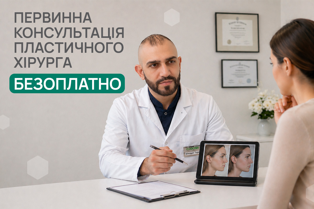 Консультація пластичного хірурга безоплатно | ADONIS | Київ